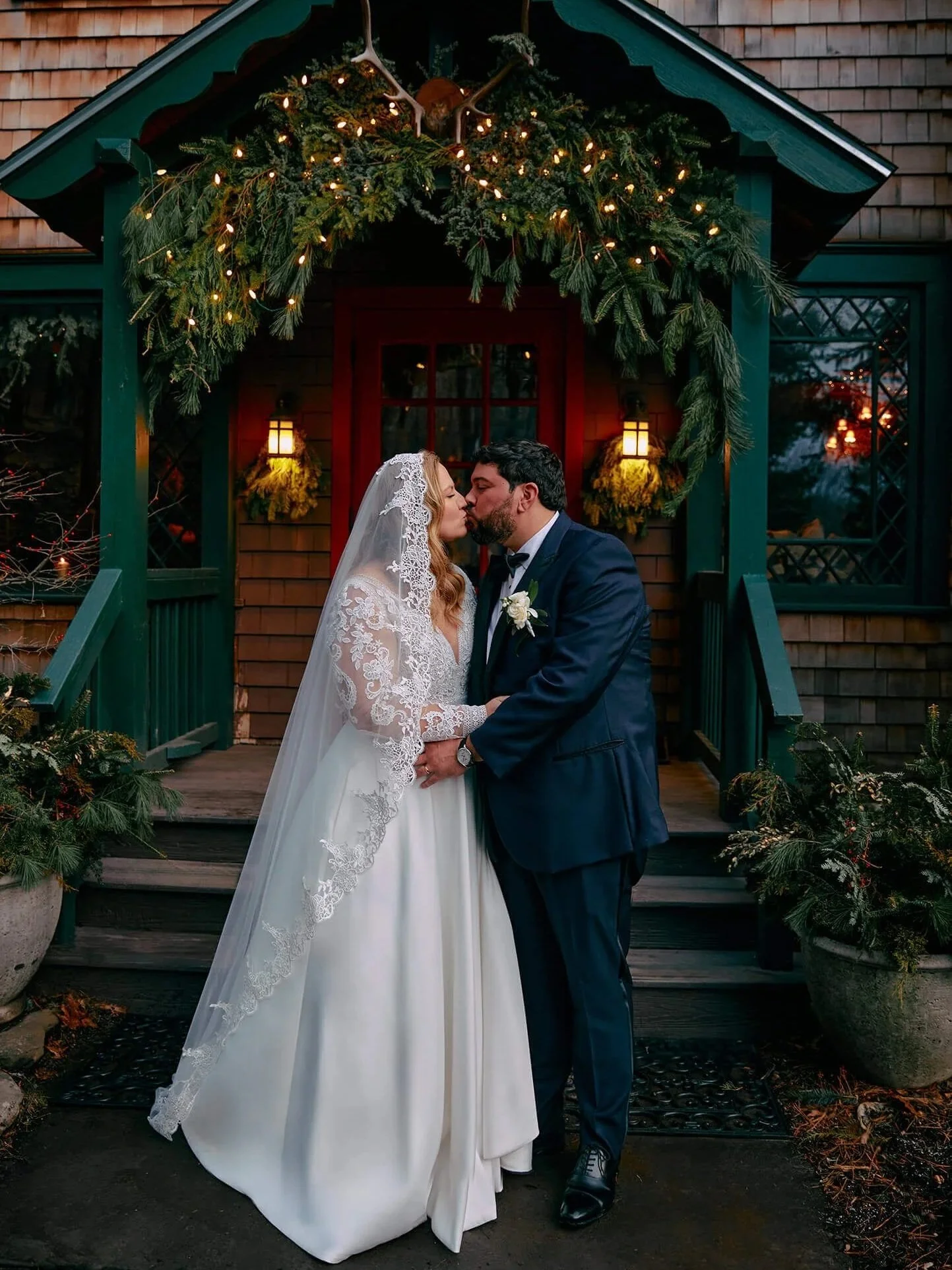 Couples photoshoot in Catskills mountains by Deer Mountain Inn