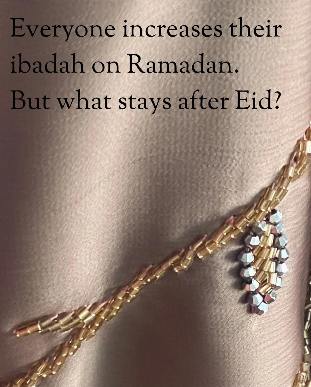 My simple no extra work yet extremely hard goals for this Ramadan and beyond.
Not adding more.
Just doing better.
My prayers are flawed. But I&rsquo;ll continue to strive to have that 1 to 1 conversation with Allah as that&rsquo;s the only thing to c