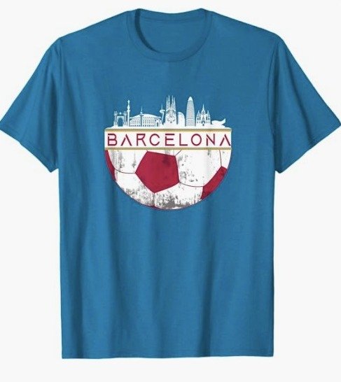 Barcelona City Skyline Soccer