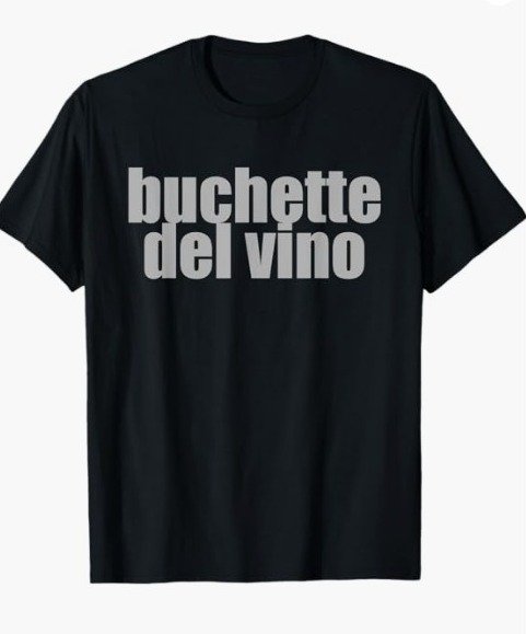 Camiseta buchette del vino