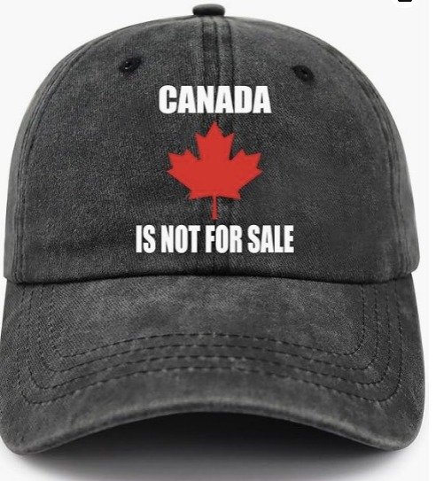 Canadá no está a la venta sombrero, gorra de béisbol ajustable de algodón