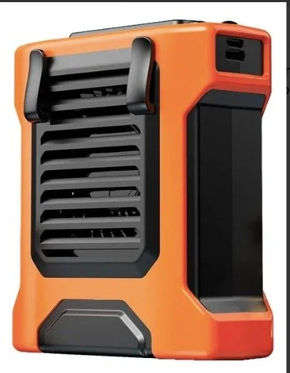 Ventilador Portátil Pequeño Con Función De Aire Acondicionado Para Llevar En La Cintura Enfriamiento Personal Xixi Ventilador/Aire 10 W