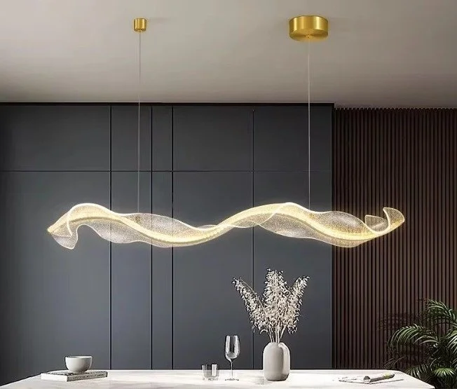 Lámpara colgante nórdica para decoración del hogar, iluminación interior para comedor, escalera, candelabro para sala de estar
