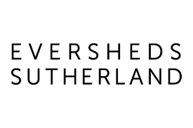 Eversheds Sutherland logo in black text on a white background.