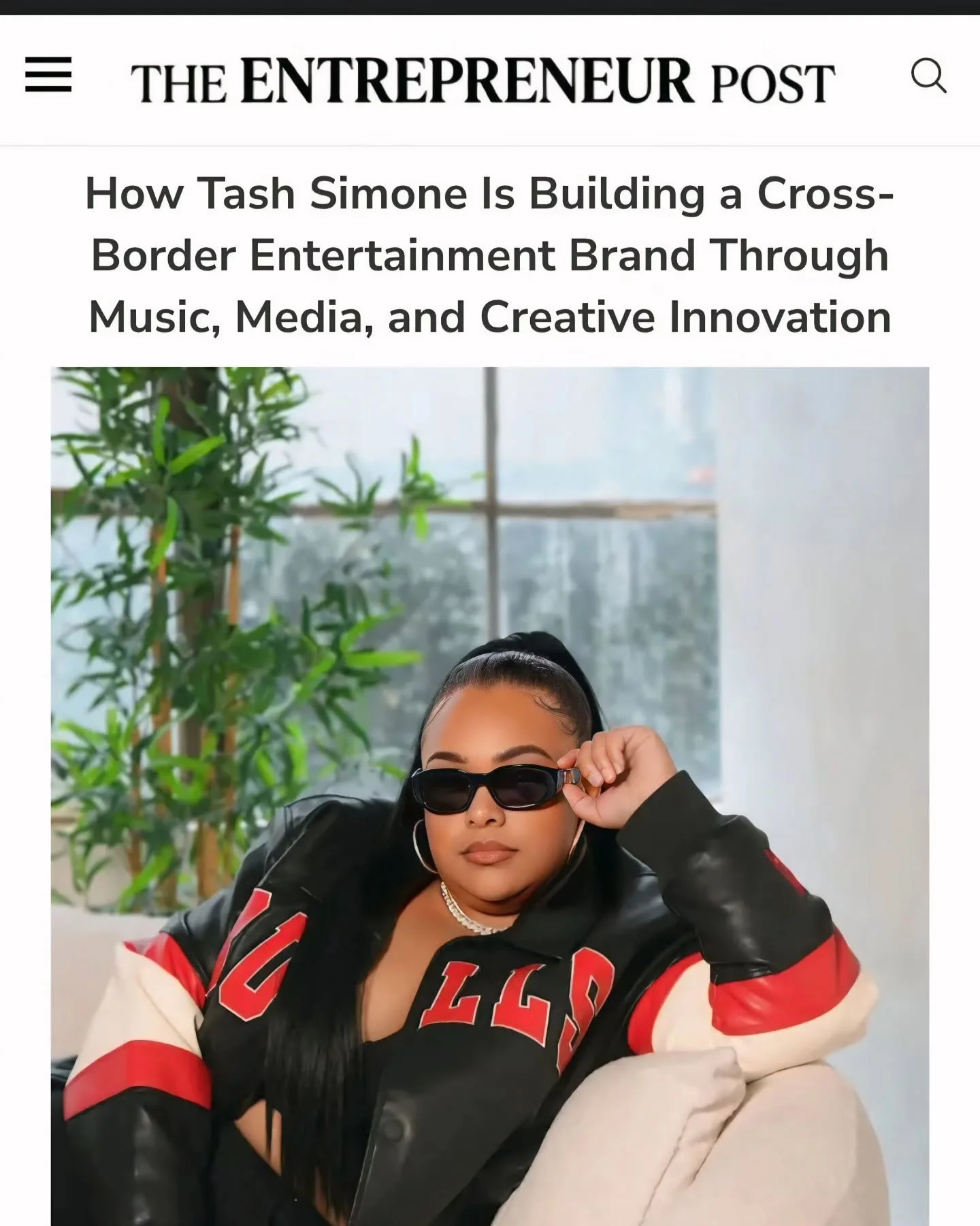 Grateful to The Entrepreneur Post for taking the time to tell my story 🤍

I never wanted to just be in the room. I wanted to help build it. That's the mindset that's guided every step of my career over the years. From music to media to creating oppo