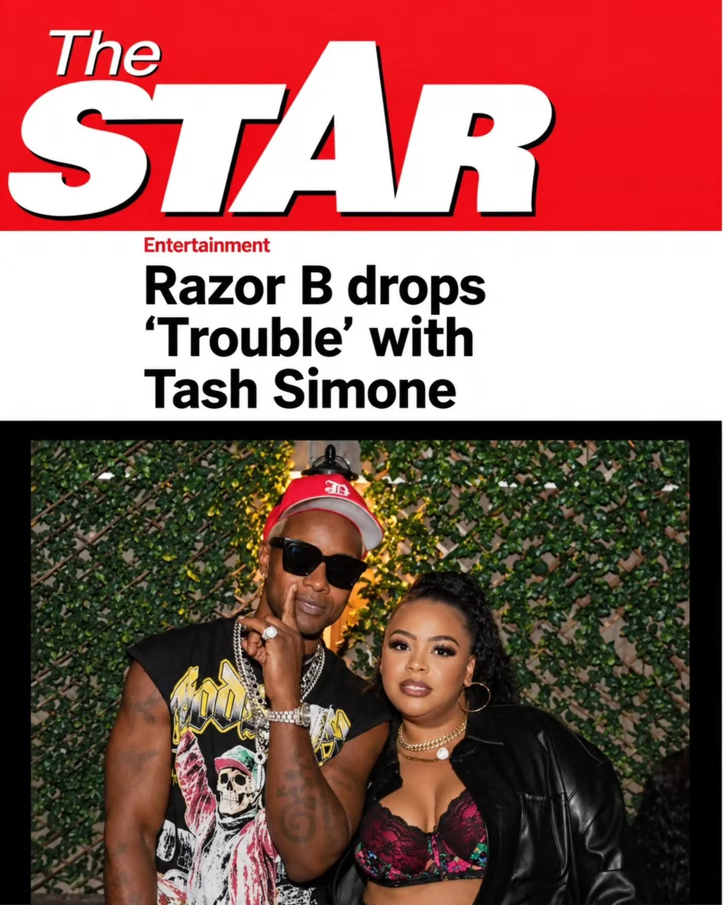 Moments like this remind me to appreciate the journey 🙏🏽 Razor B &amp; Tash Simone featured in Jamaica's NATIONAL newspaper The Star ⭐️

Thank you @thejamaicastar for the recognition. We currently have the biggest dancehall out of Canada and it's l