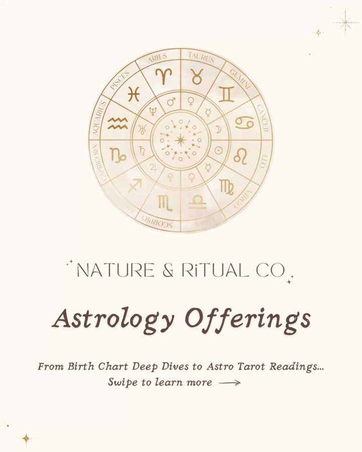Bookings are now open for Astrology sessions! 💃🏼 I might be a tad over excited, as I&rsquo;ve created 6 offerings&hellip; From a quick 30 minute check-in with Tarot and the cosmos, to an in-depth Birth Chart reading! ✨

You can find out the current
