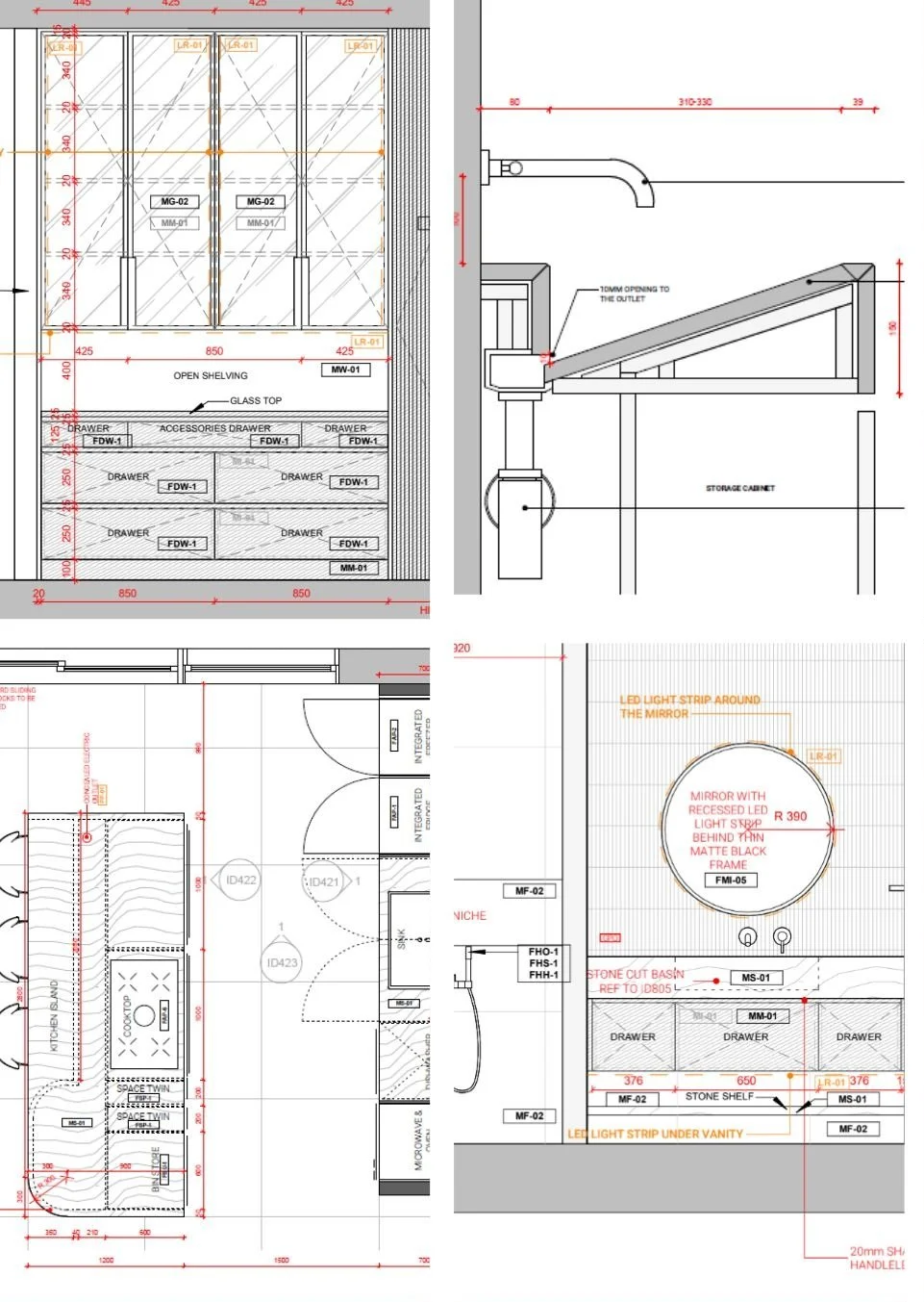 Interior Detailed Drawings