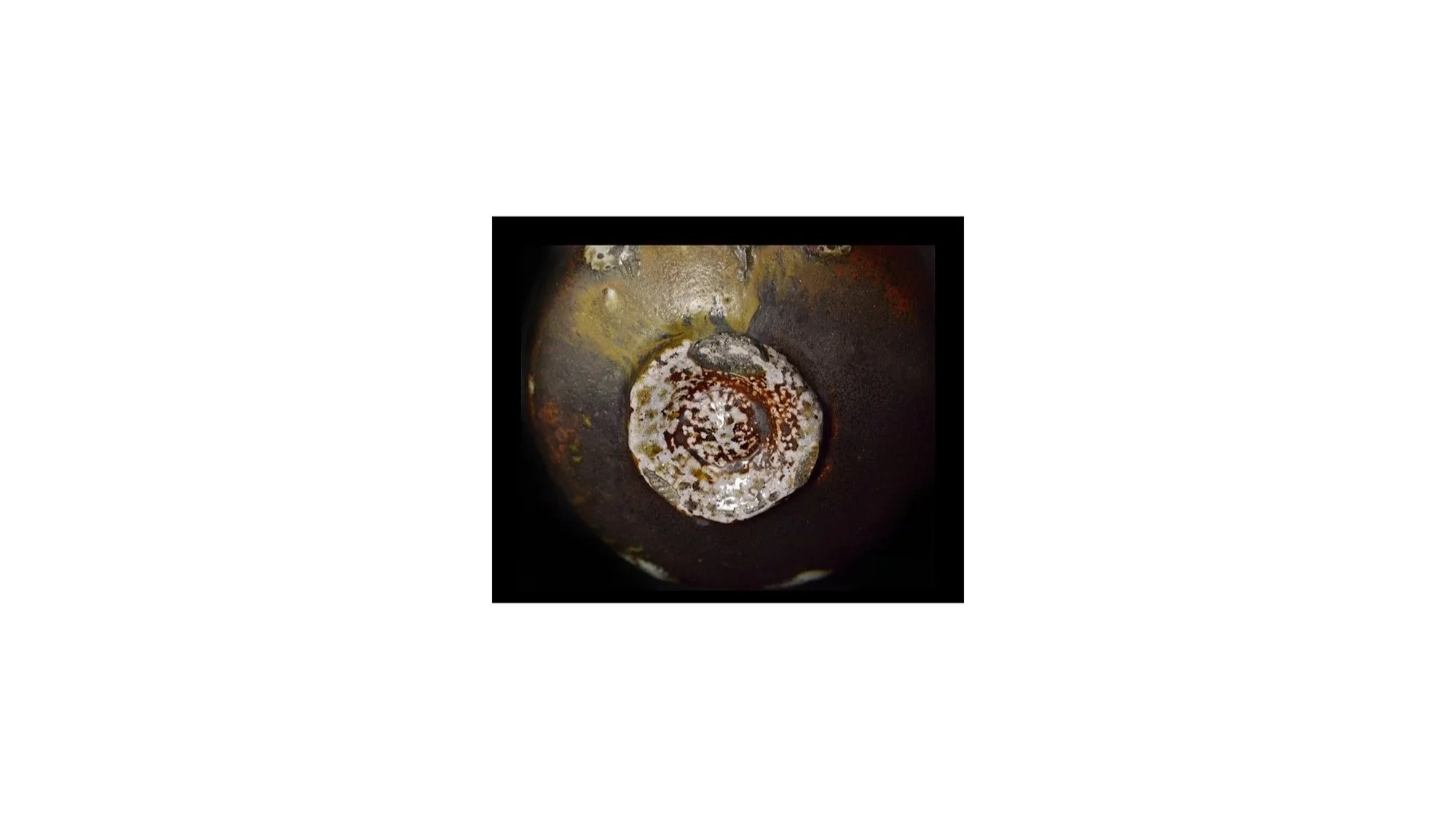 Daniel Seko (b. 1978), Black yohen tea bowl, stoneware with feldspar glaze, H 8.5 cm x W 11 cm.