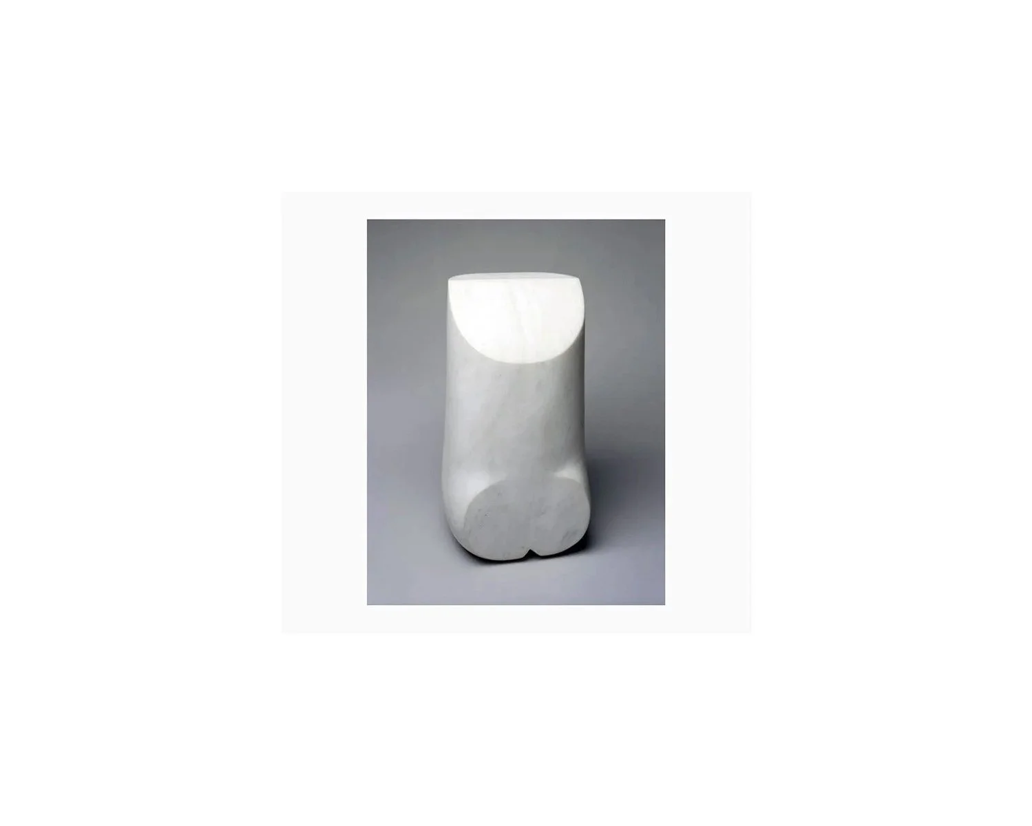 NOGUCHI Isamu (1904-1988), Small torso, marble, late 1950s, H 34 cm, Isamu Noguchi Garden Museum, Japan. 