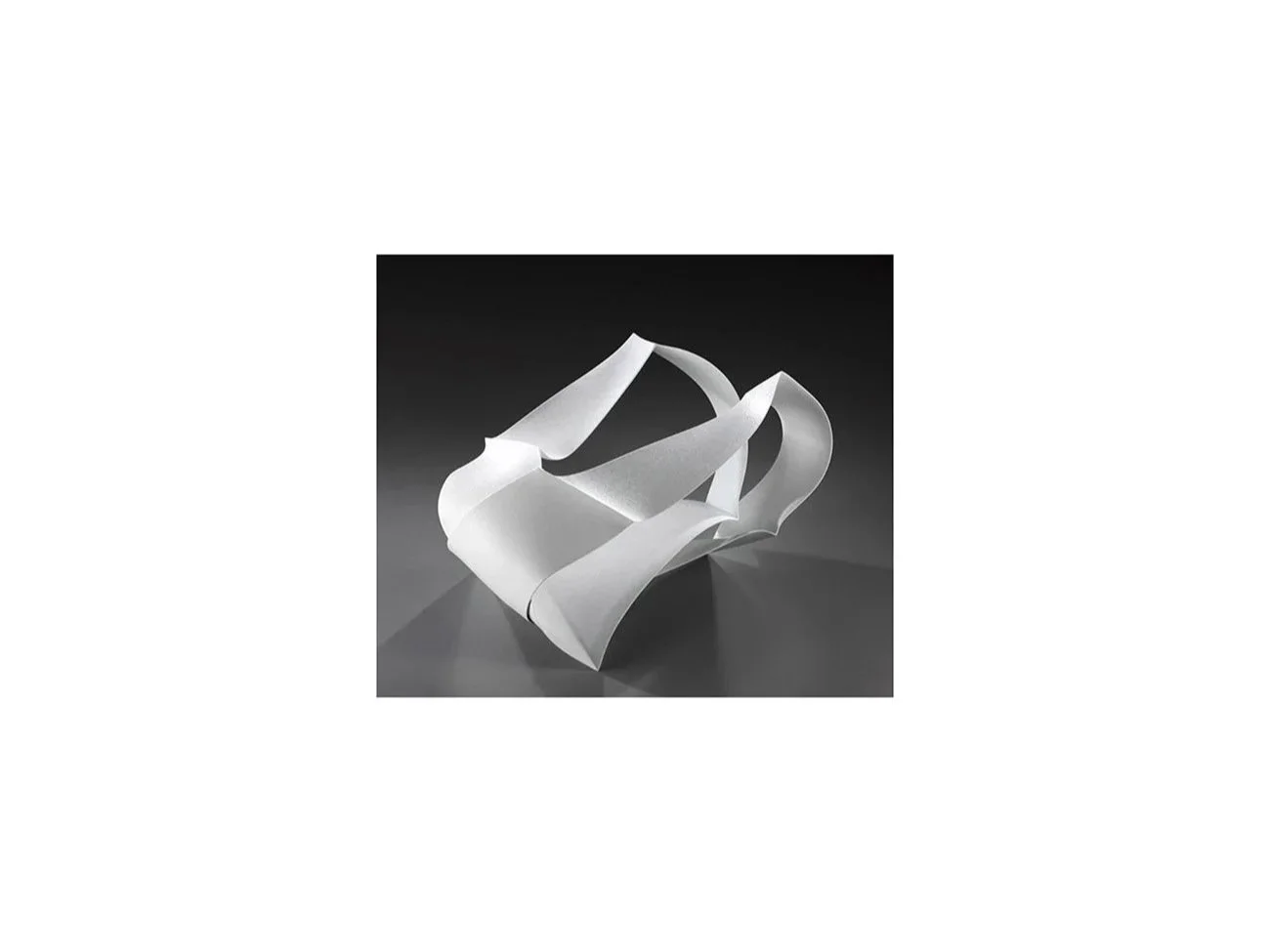 SHIGEKAZU Nagae (b. 1953), Untitled sculpture, glaze porcelain, slip-casting technique, H 30 cm x W 50 cm