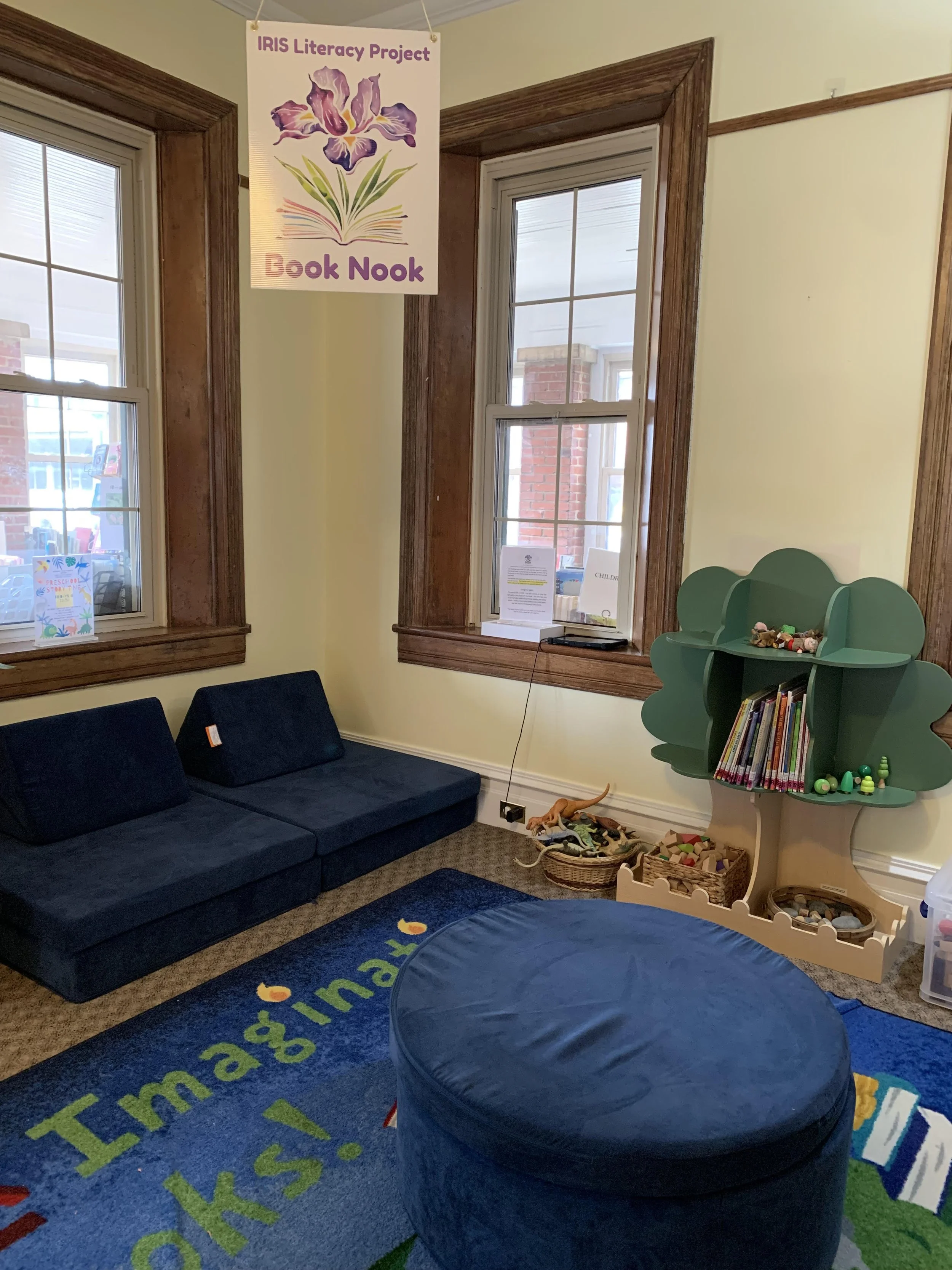 IRIS Reading Nook at Morgan County Library, Berkeley Spring WVA