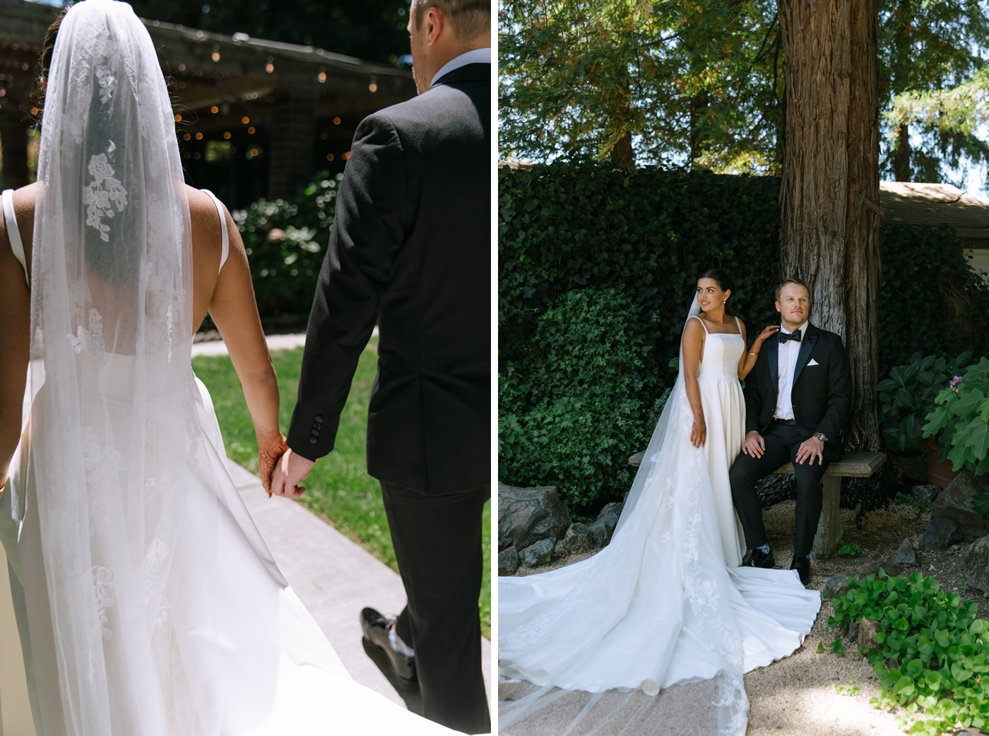 Bridal portraits at Trentadue Winery