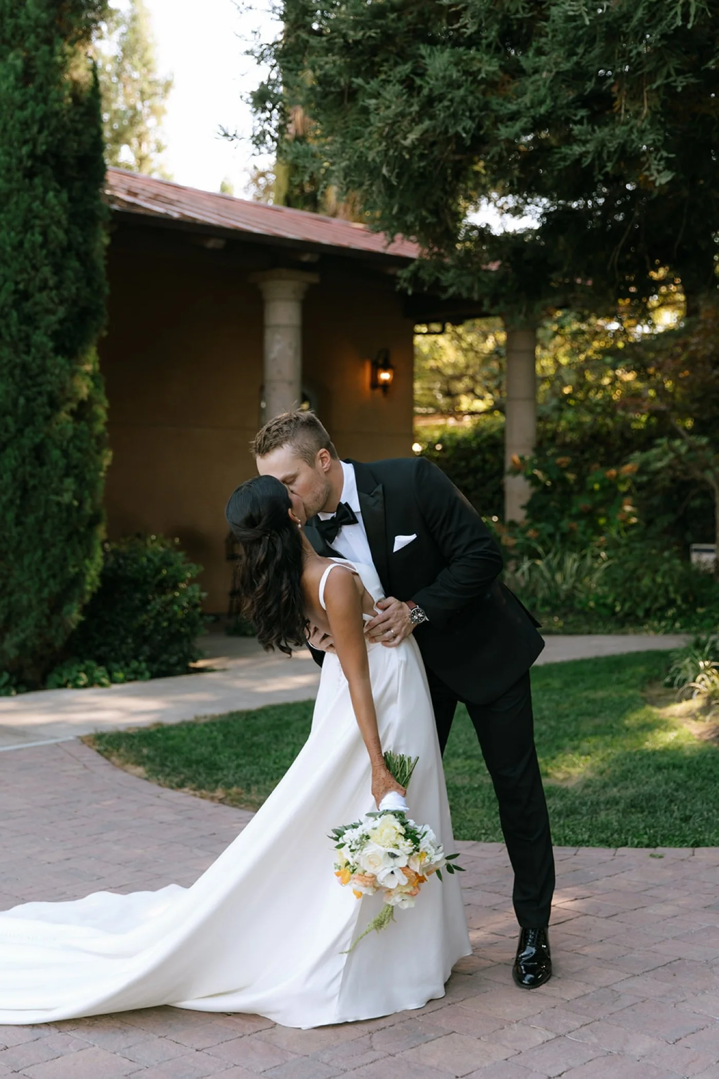 Bridal portraits at Trentadue Winery