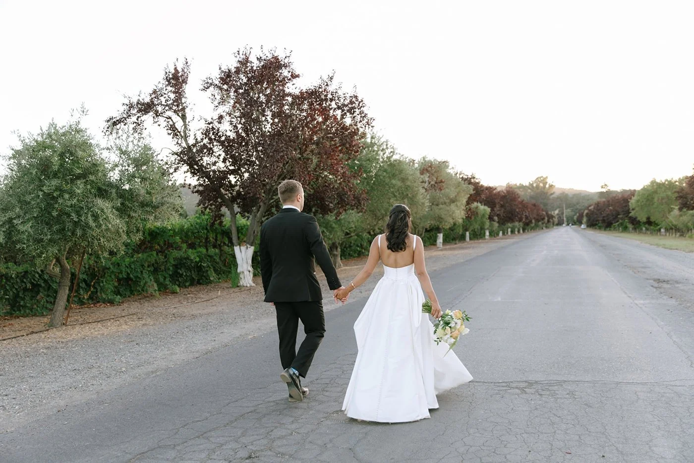 Bridal portraits at Trentadue Winery