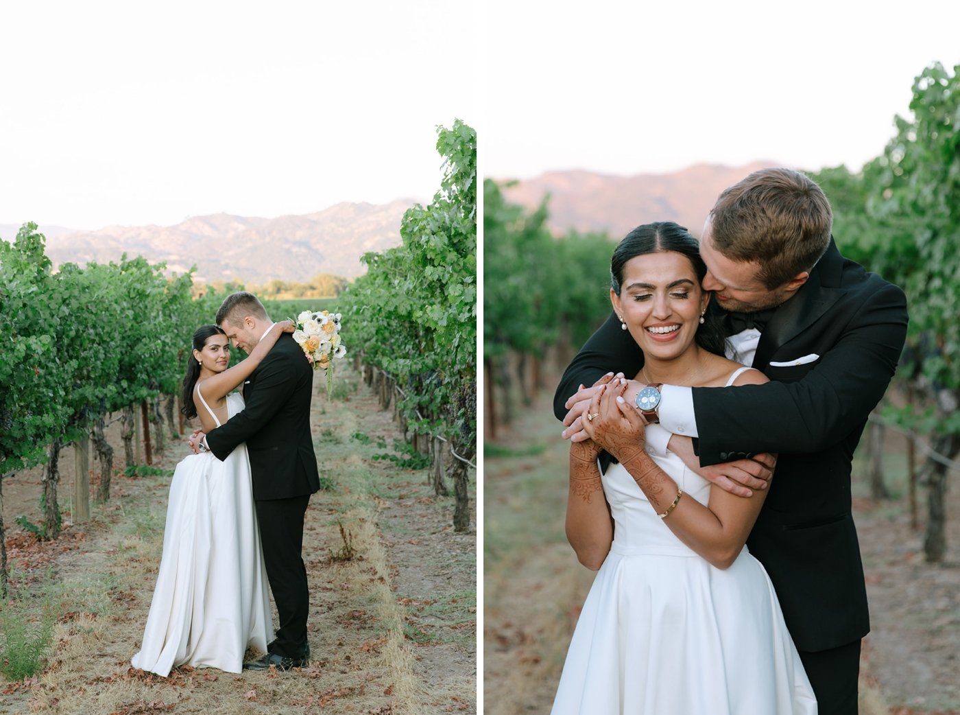 Bridal portraits at Trentadue Winery