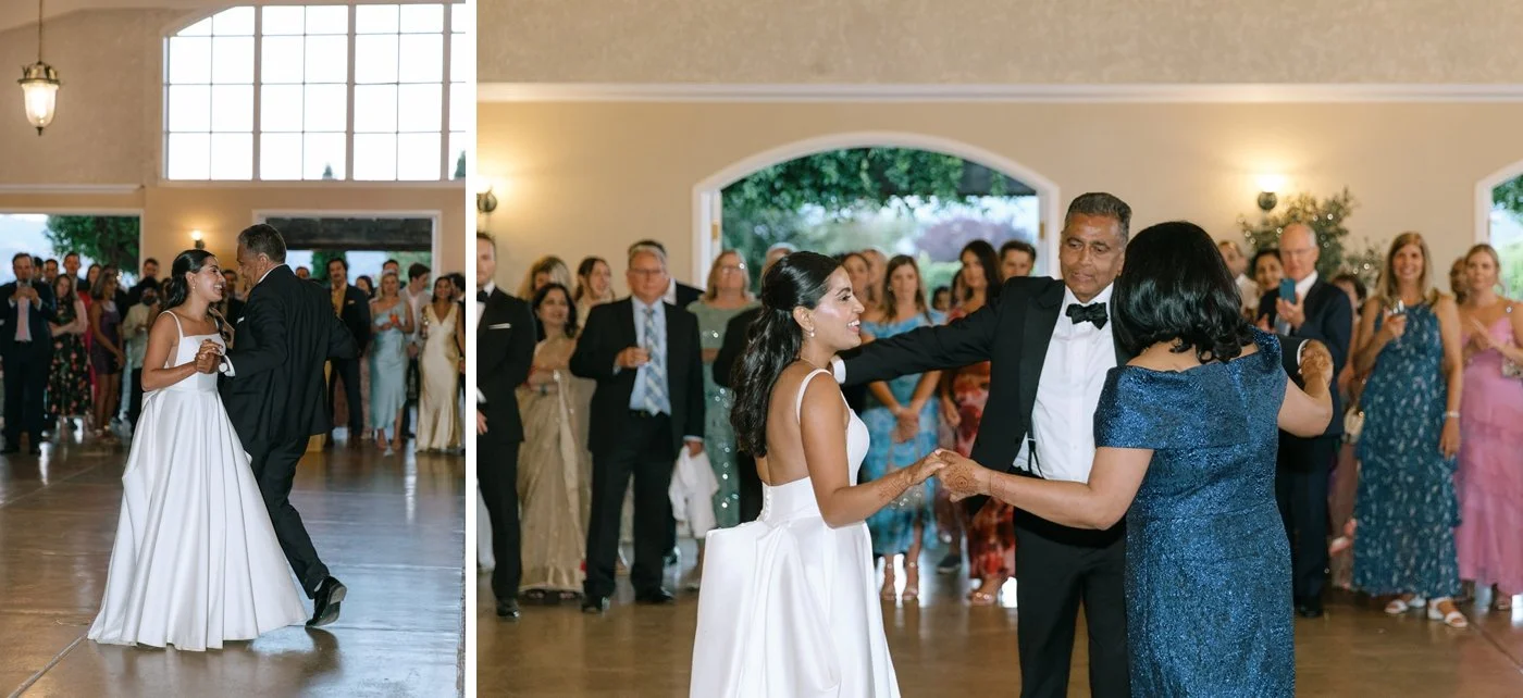 Wedding reception in the Sala del Leone Pavilion at Trentadue Winery