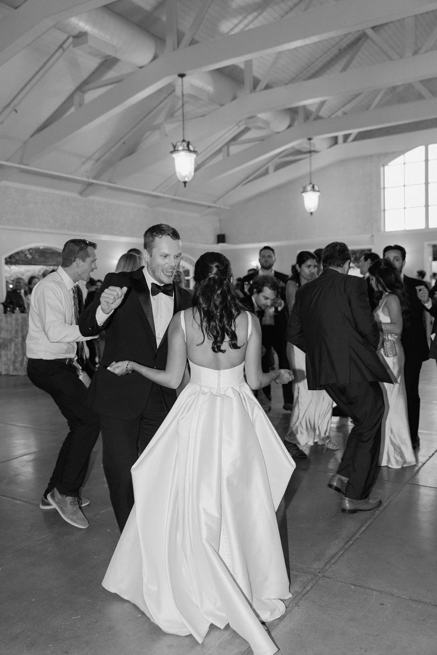 Wedding reception in the Sala del Leone Pavilion at Trentadue Winery
