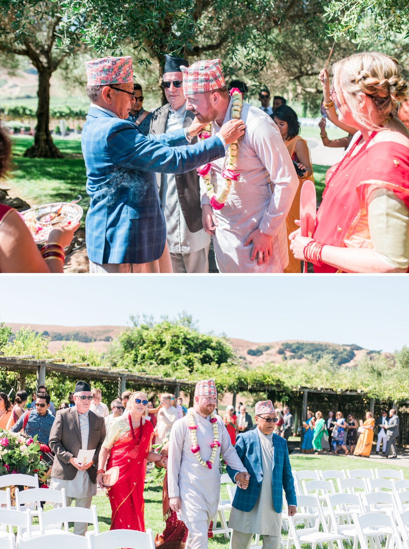 Indian-American fusion wedding at Viansa Winery