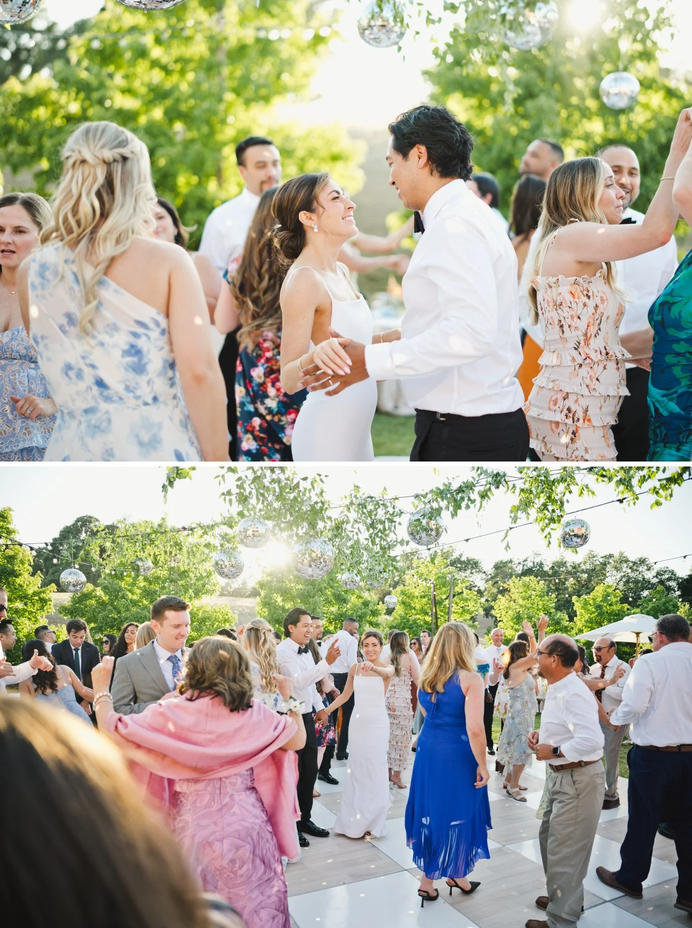 Summer wedding reception at Harper's Rest Winery