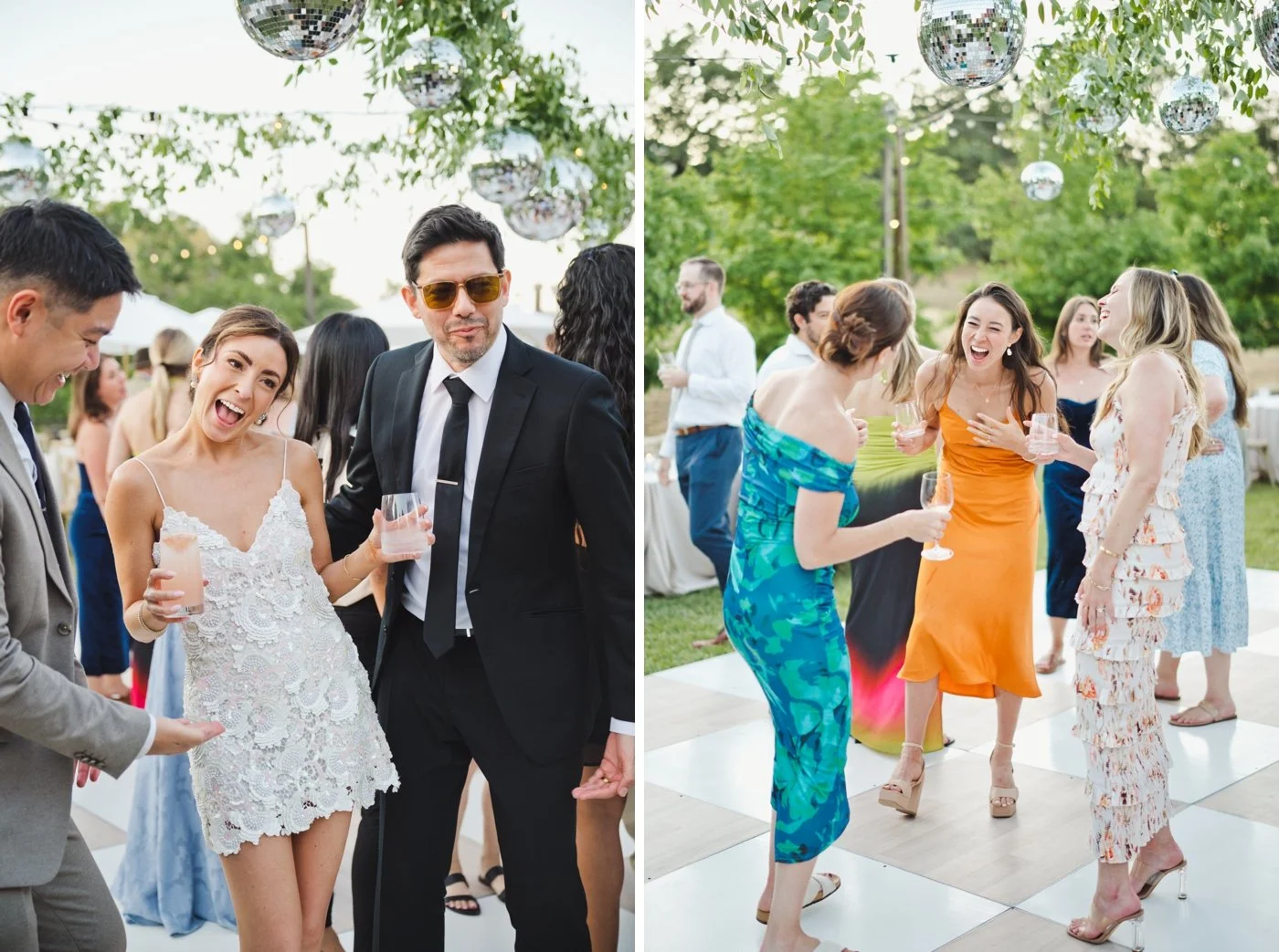 Summer wedding reception at Harper's Rest Winery