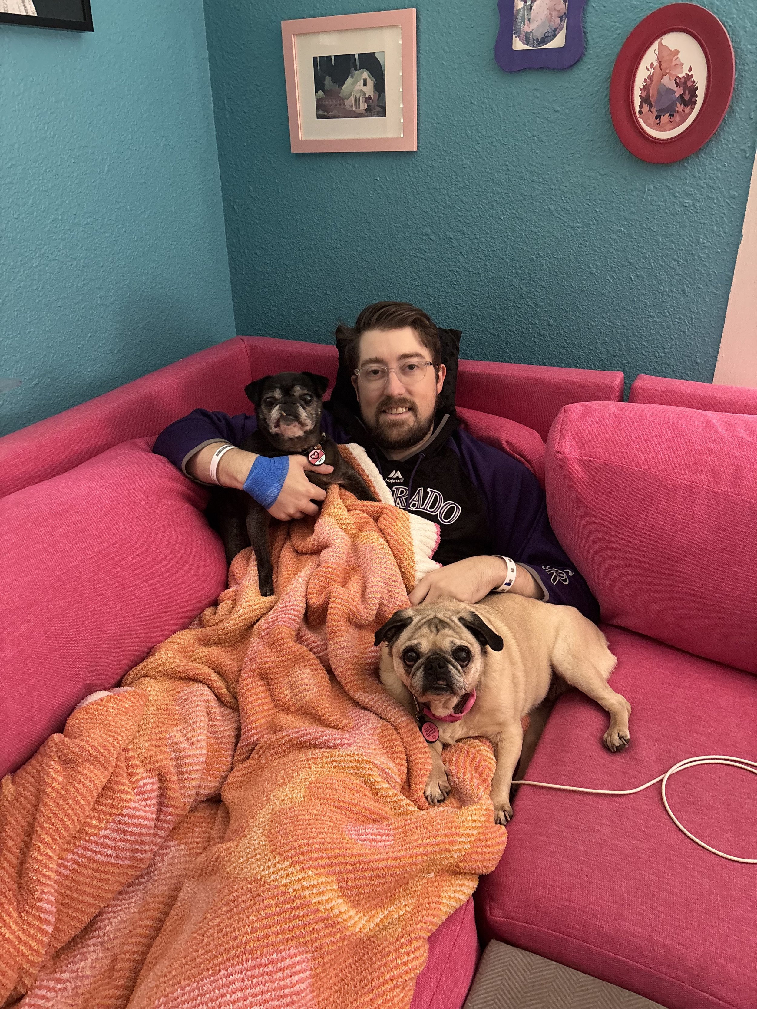 First day home - yay!