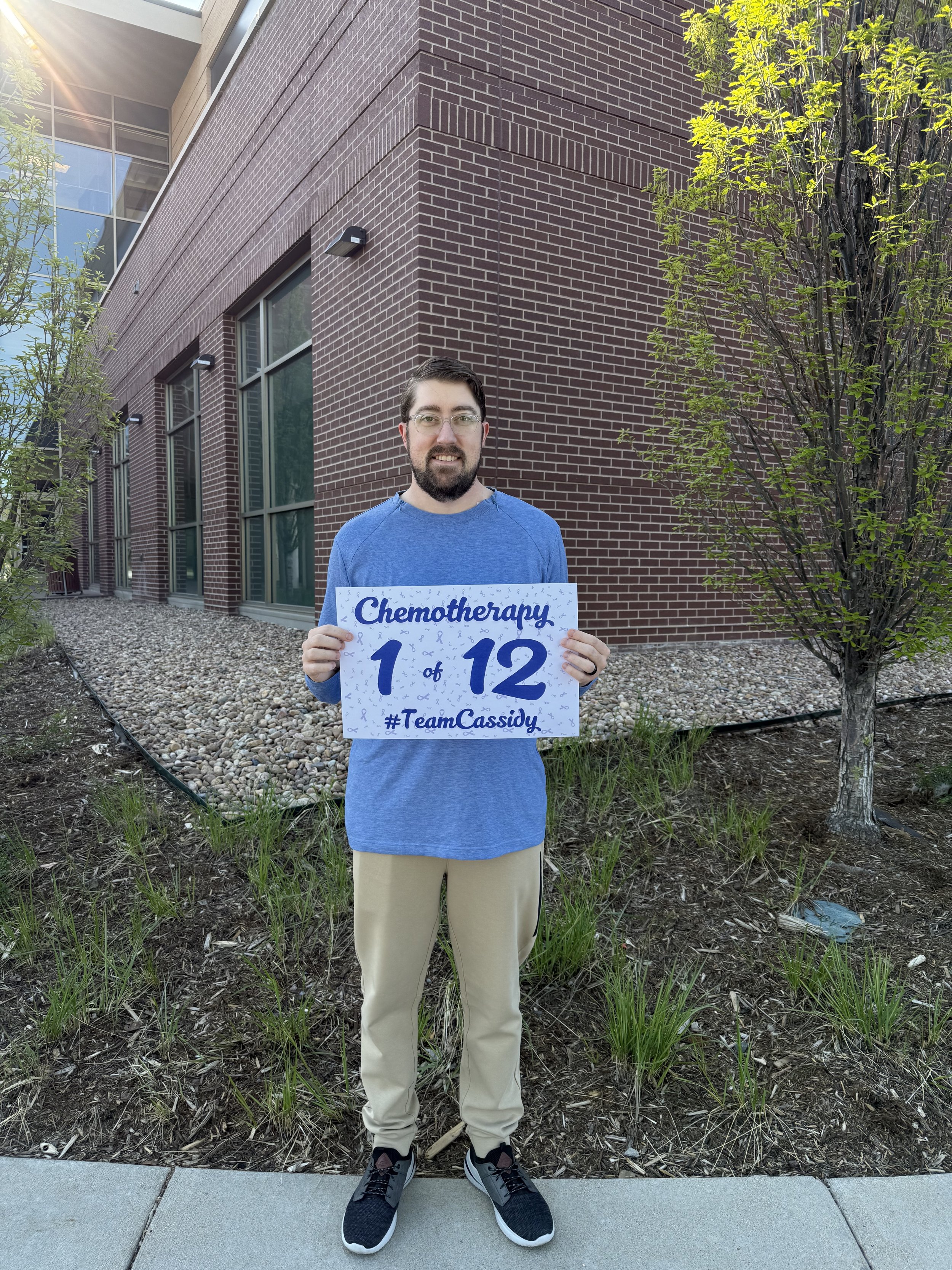 1st round of chemo in the books on 5/12/25