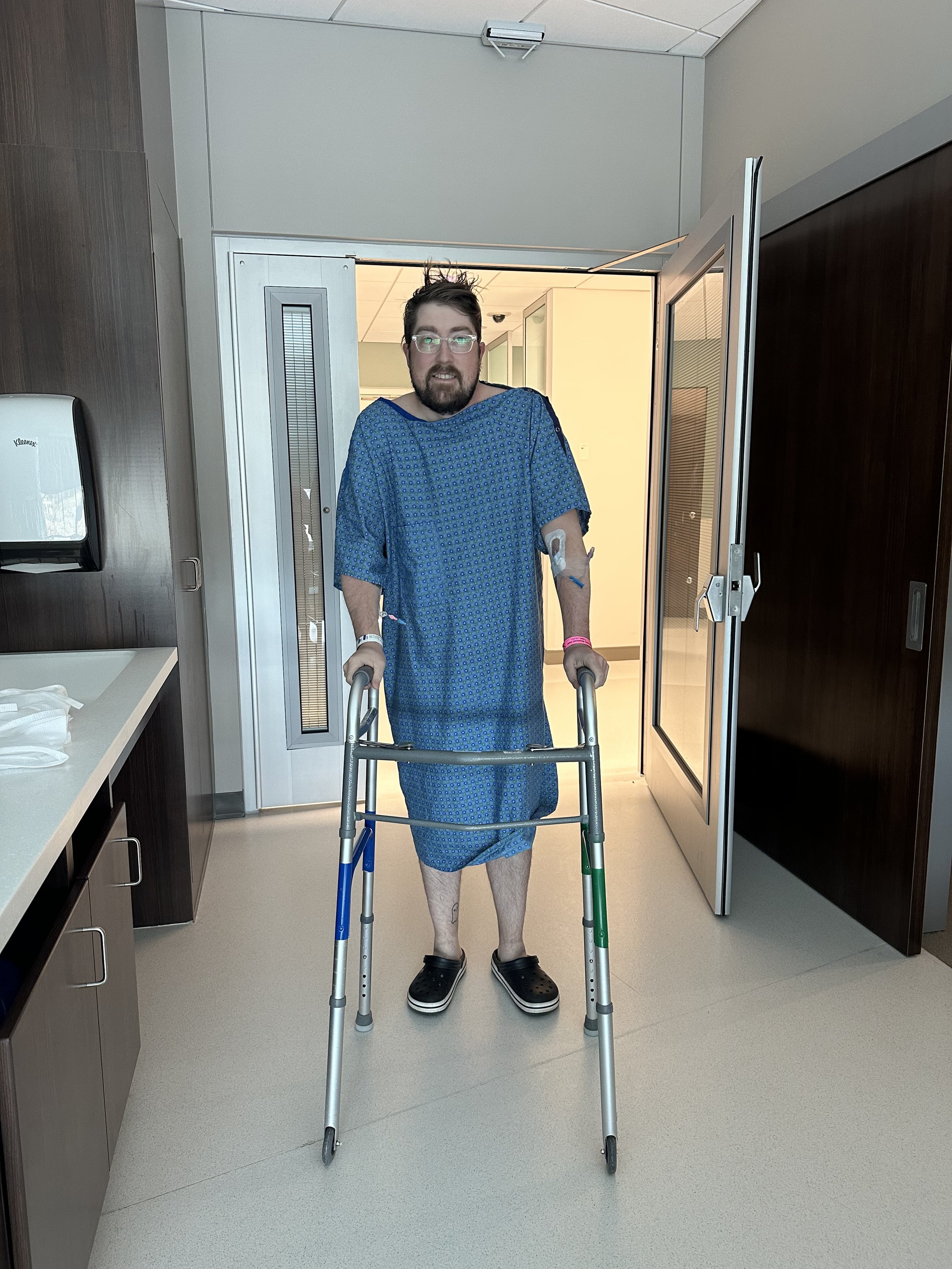 First walk post surgery