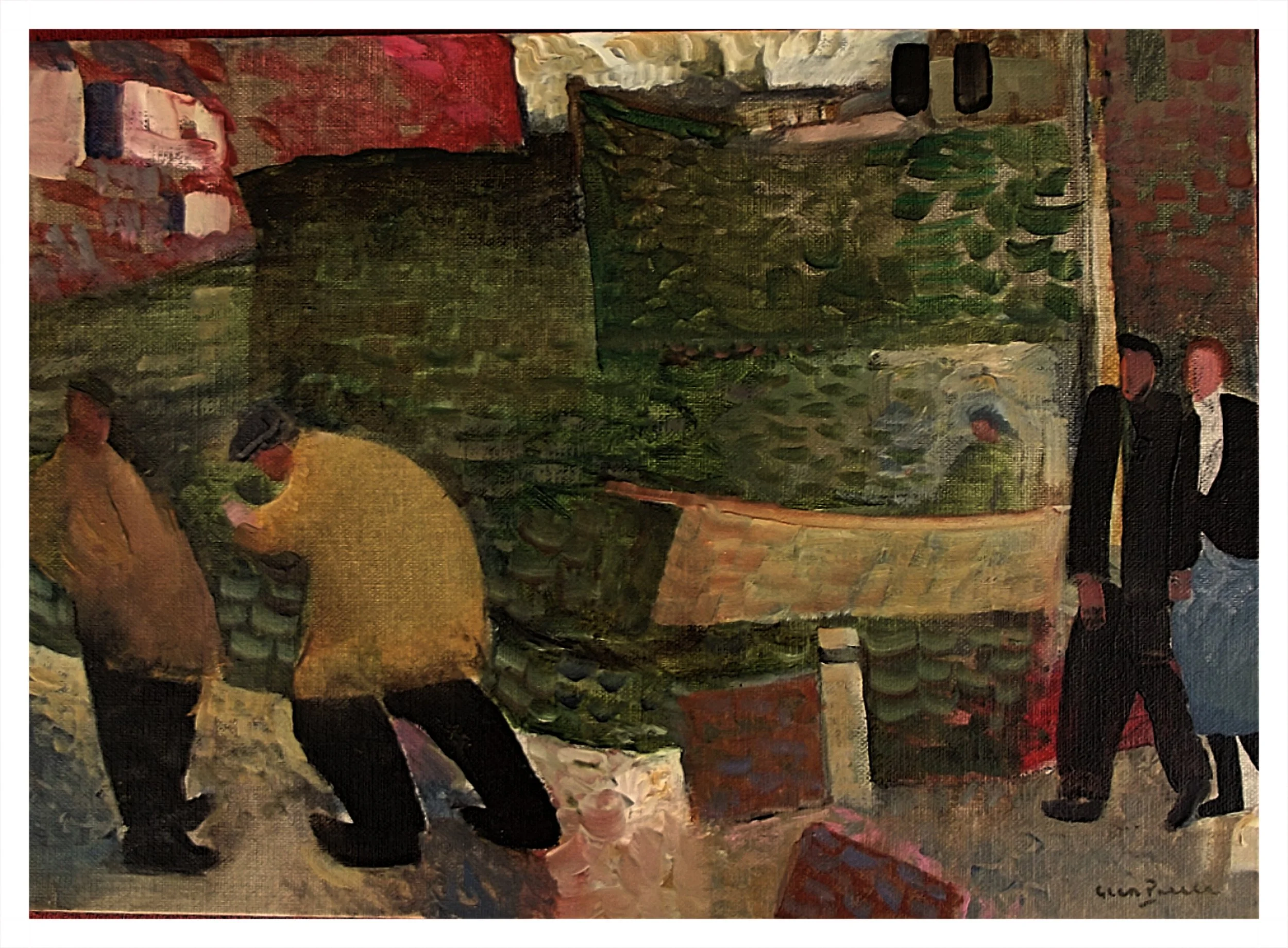 Two fishermen - The little harbour