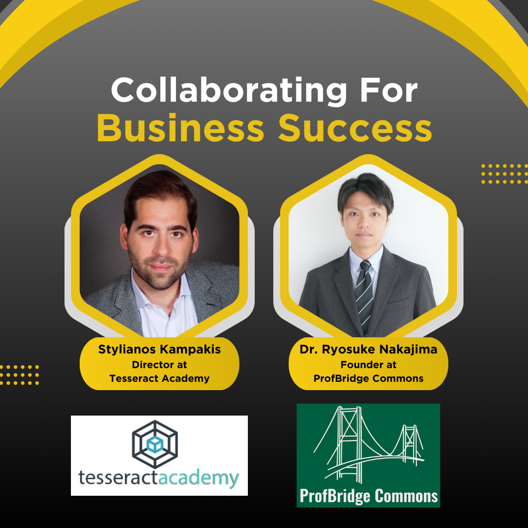 ProfBridge Commons and Tesseract Academy Sign Memorandum of Understanding (MoU) to Explore AI Education and Market Development in Japan