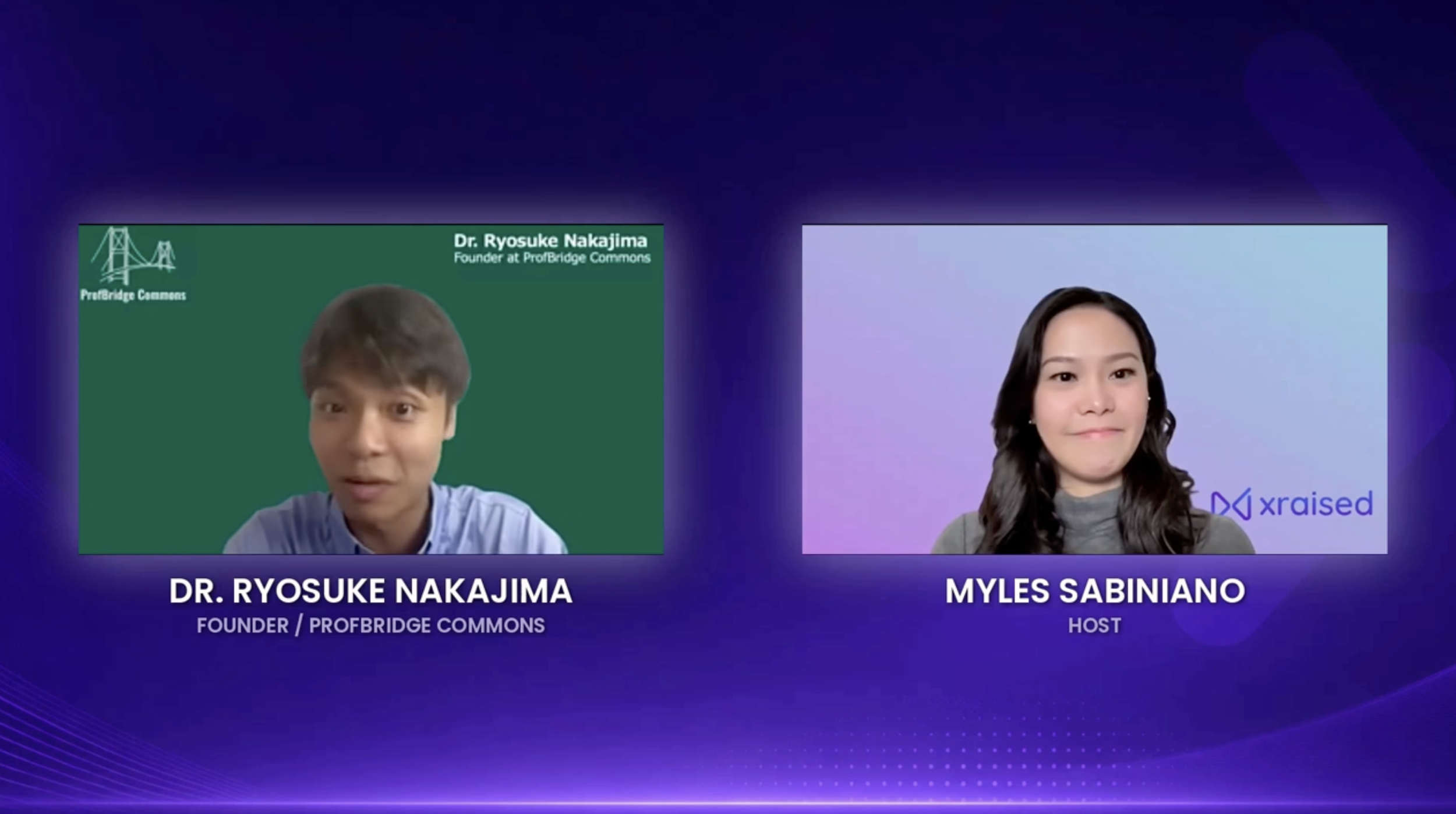 ProfBridge Commons Founder Dr. Ryosuke Nakajima Featured in Xraised Interview on the ProfBridge Platform