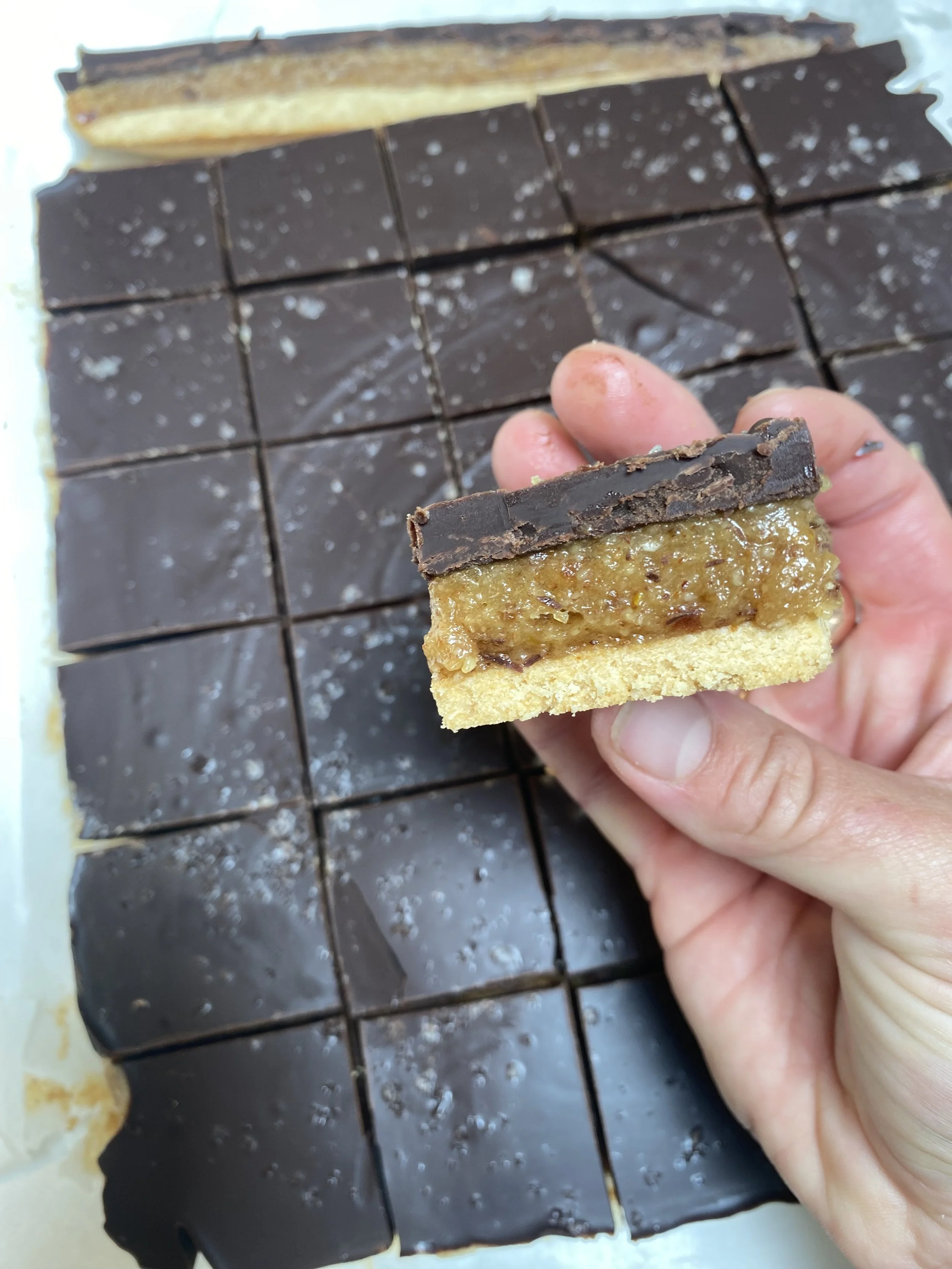 Paleo Twix Bars