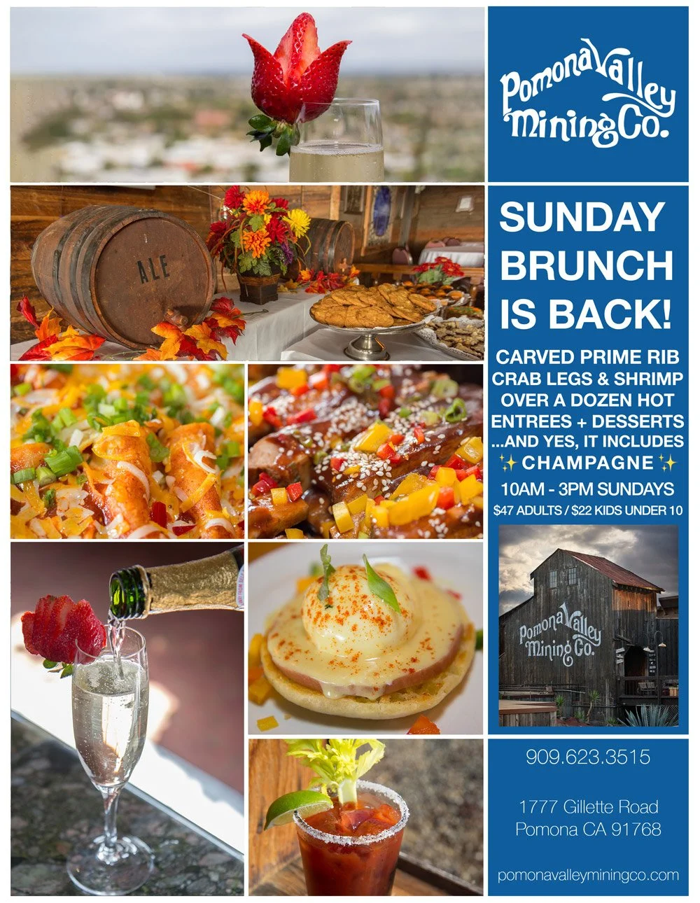Pomona Valley Mining Co | Restaurant & Sunday Brunch | Events Center ...