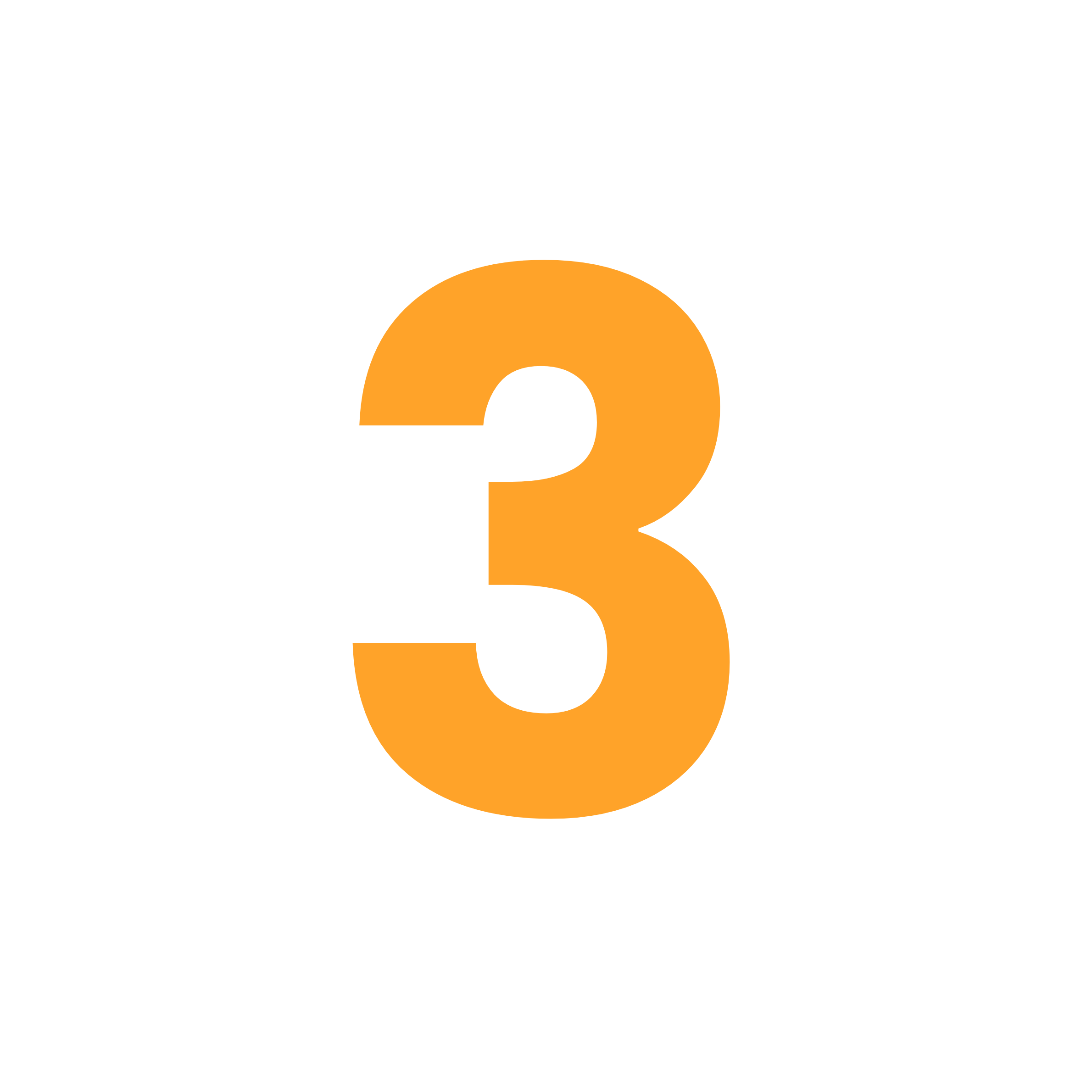 Close-up of a Roku logo with a black background, featuring a white oval and an orange question mark in the center.