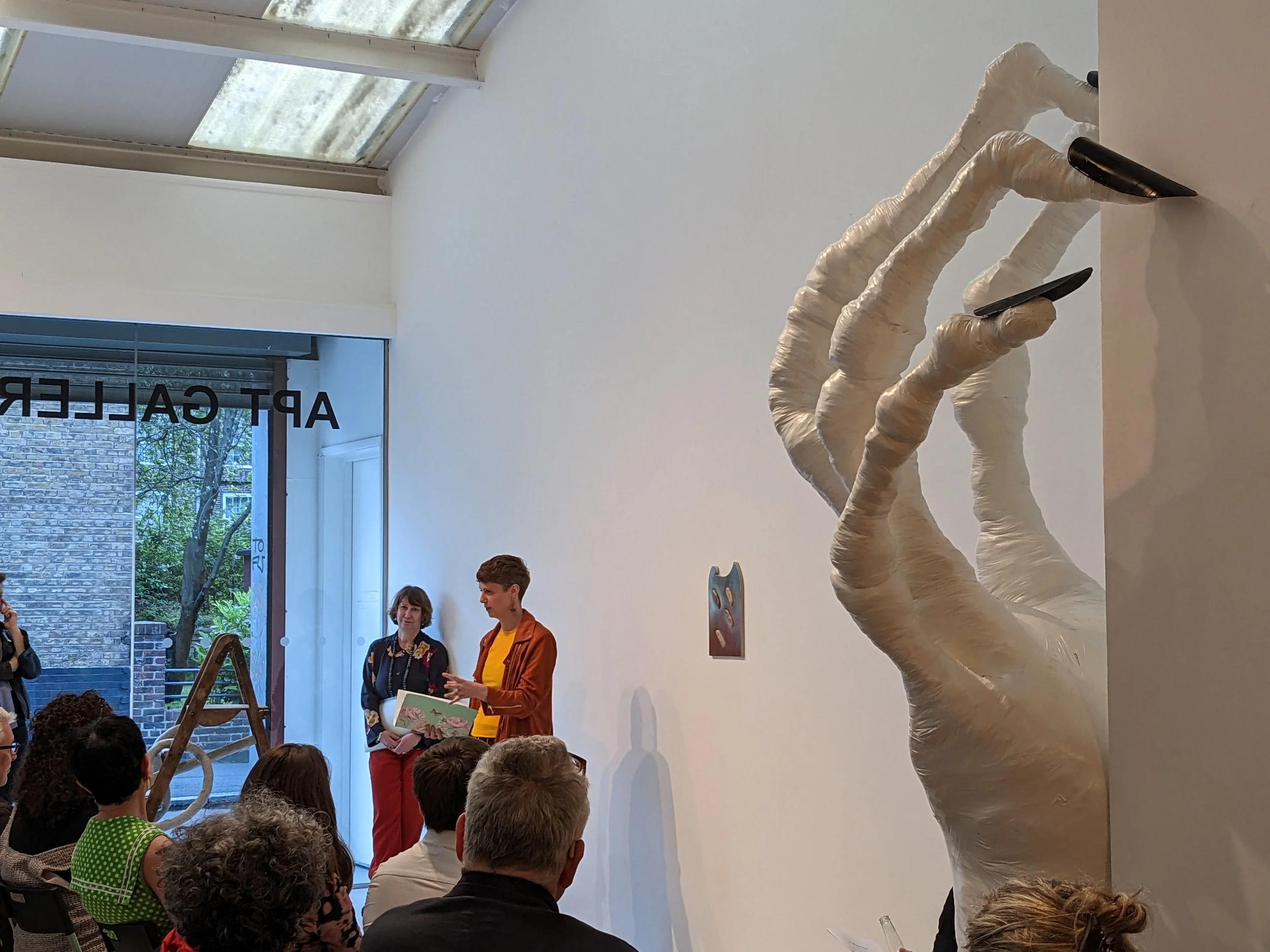 Kat performs at APT gallery