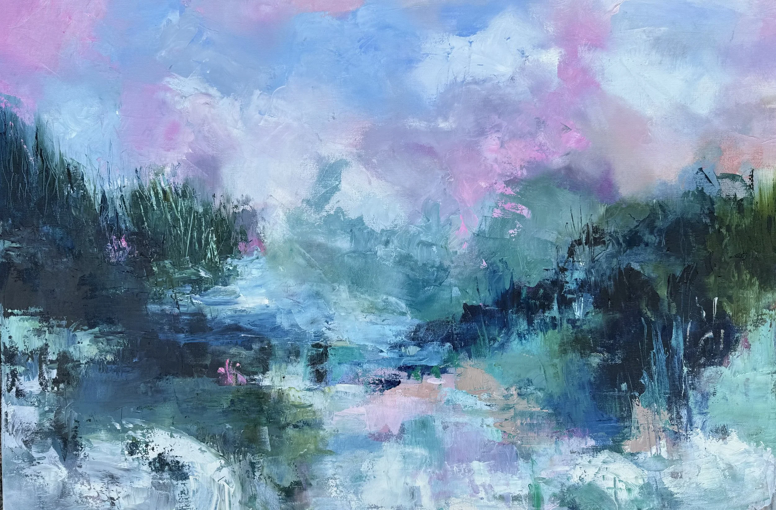 Awakening, 2026, Oil on canvas - 60 x 90 cm 