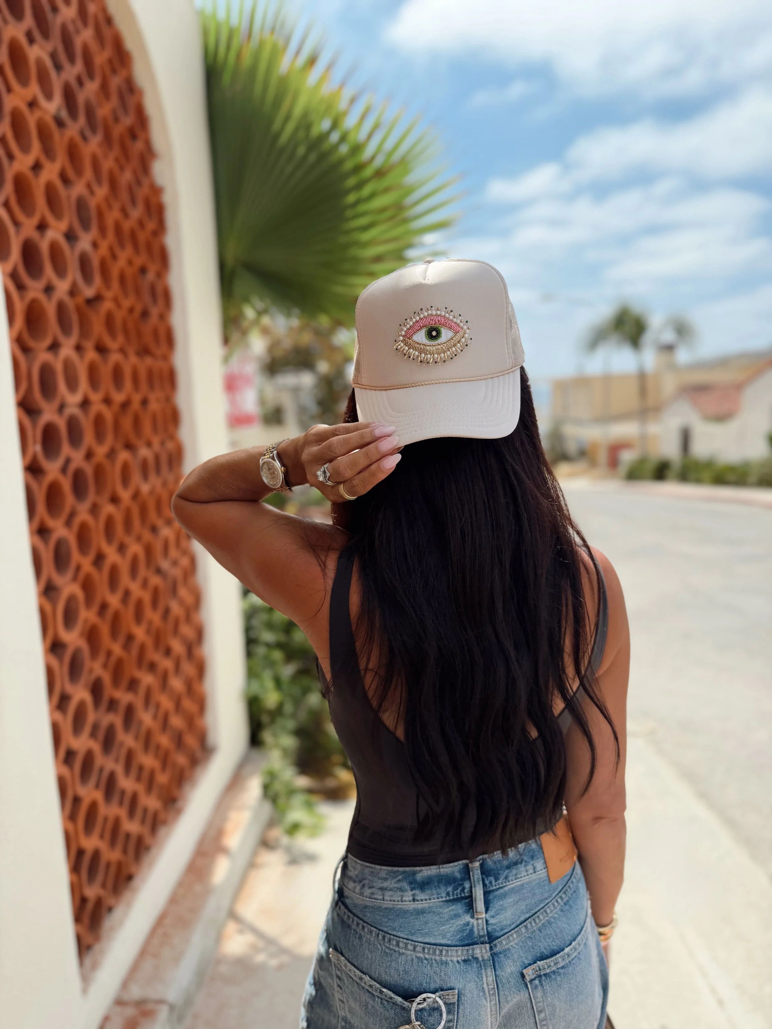 Aura Golden - Evil Eye Hat