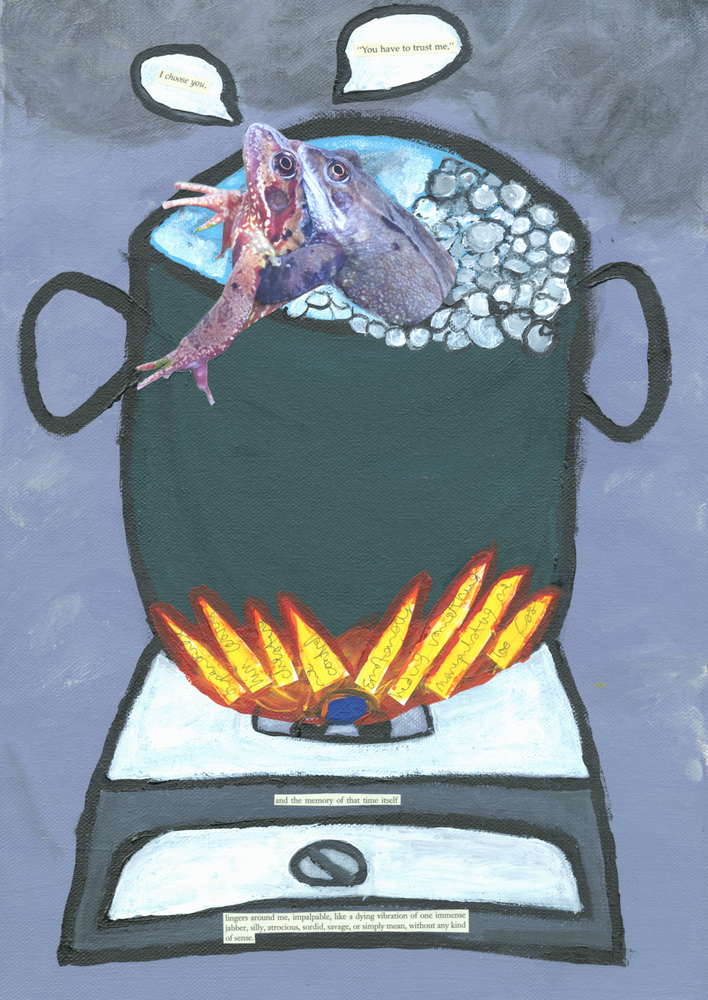 Boiled Frogs Giclée print
