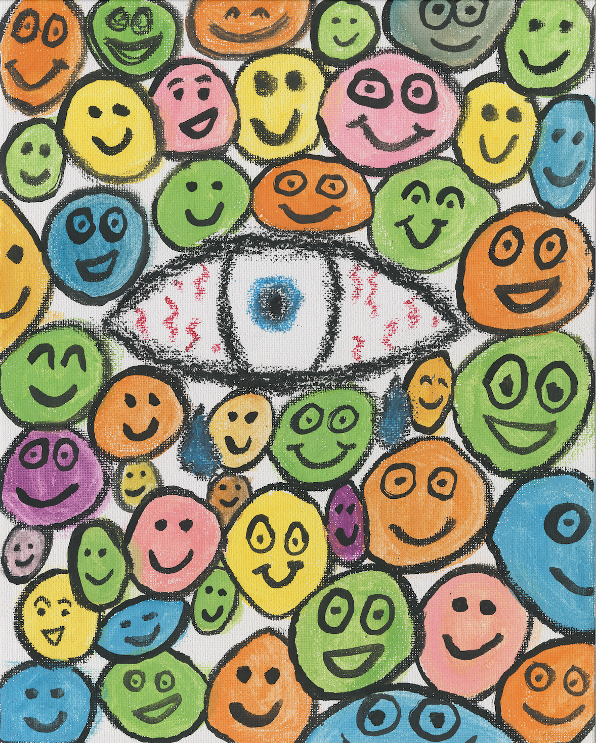 'Lonely in a crowd' Giclée Print