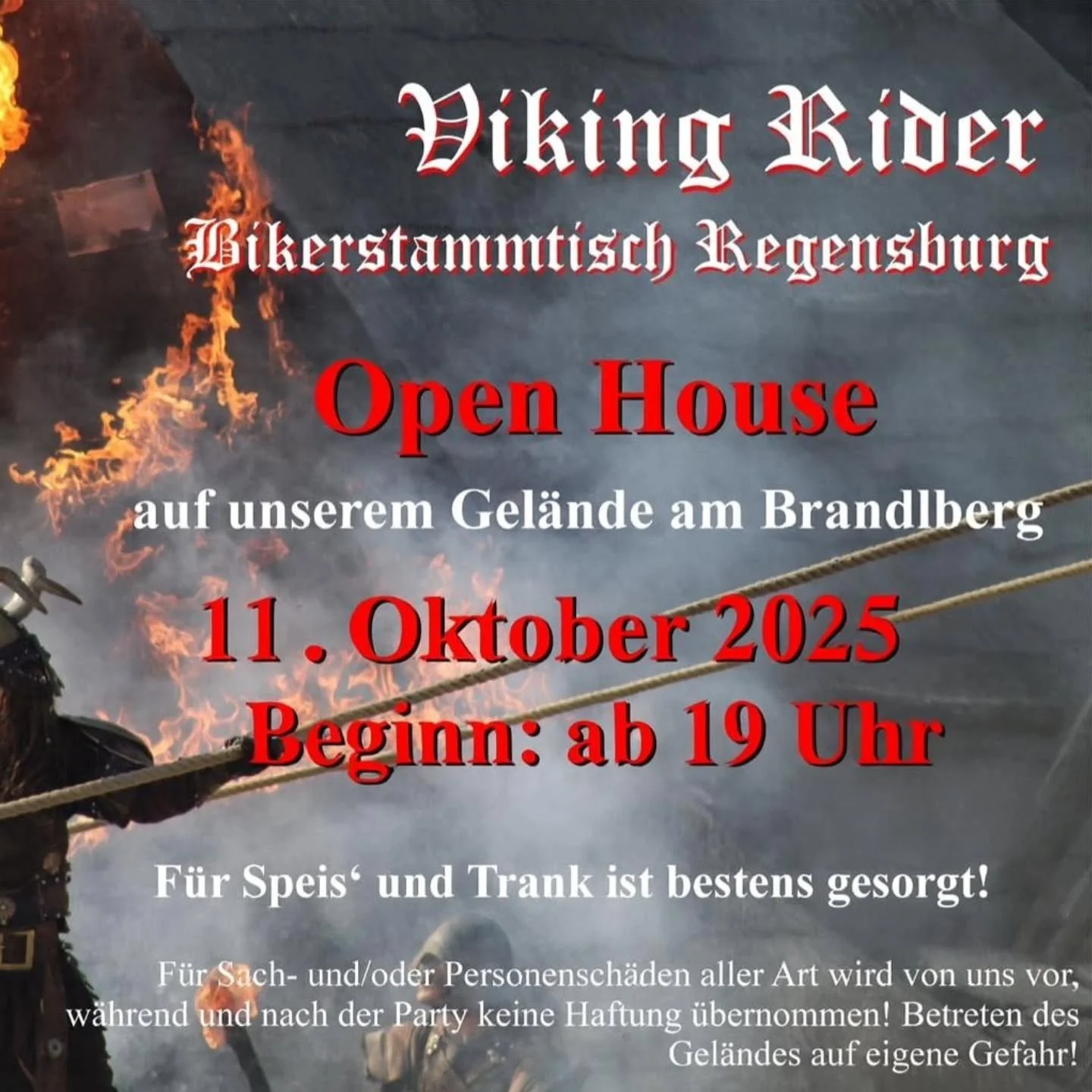 Klause, Chriss und Josef haben die Viking Rider Regensburg zum Open House besucht.
Hammer Stimmung, geile Party und super Location.
Gerne kommen wir wieder 😁
Vielen Dank f&uuml;r die Einladung 😎