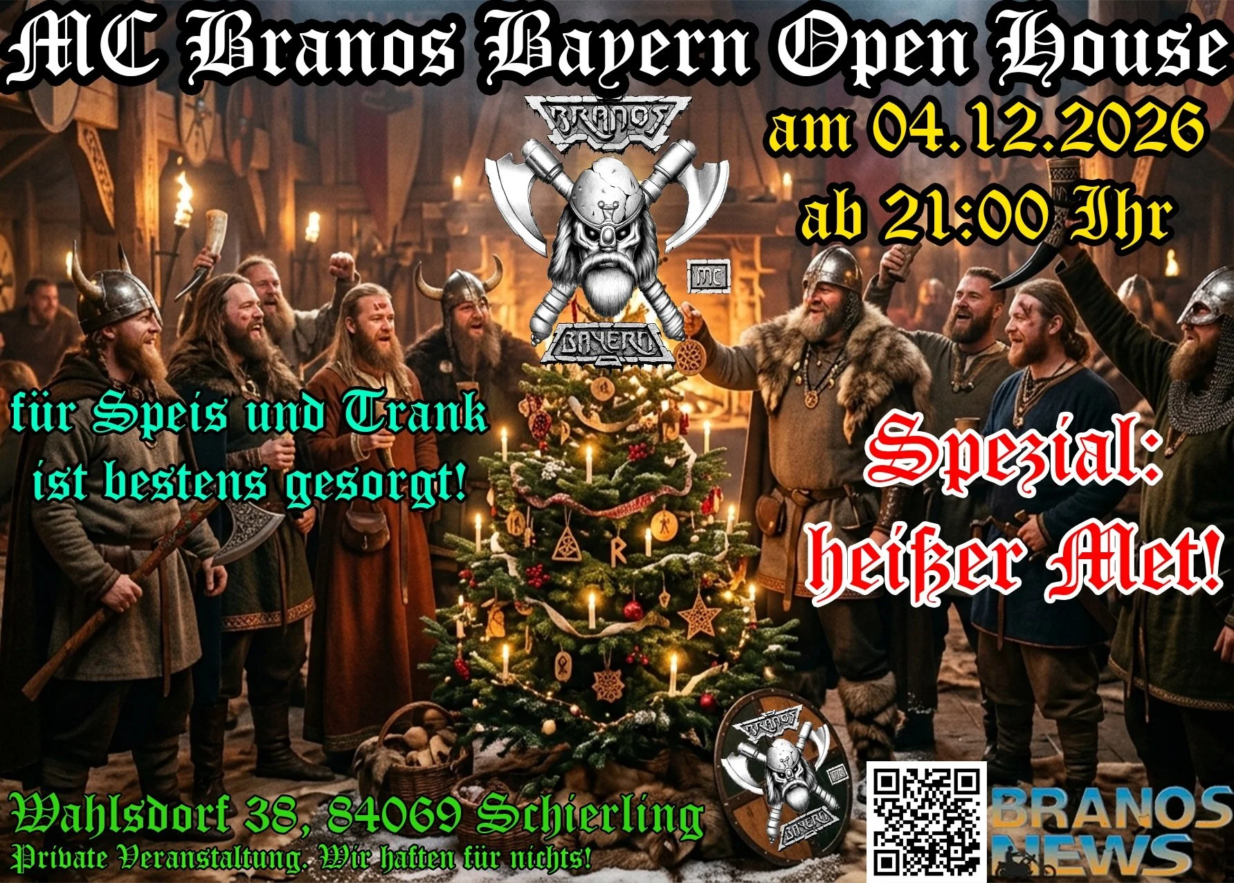 Open House im Dezember!

F&uuml;r Speis und Trank ist wie immer bestens gesorgt!

https://www.mcbranosbayern.de/events/open-house-1
