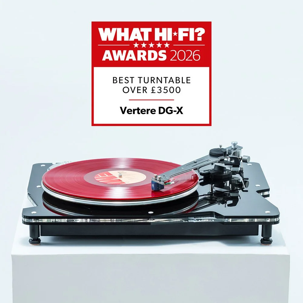 Vertere DG-X wins Best Turntable over £3500 in What Hi-fi? Awards 2026