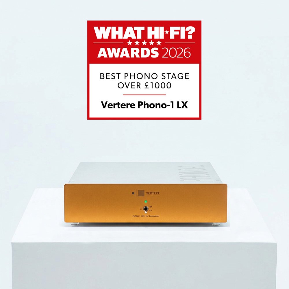 Vertere Phono-1 LX wins Best Phono Stage over £1000 in What Hi-fi? Awards 2026