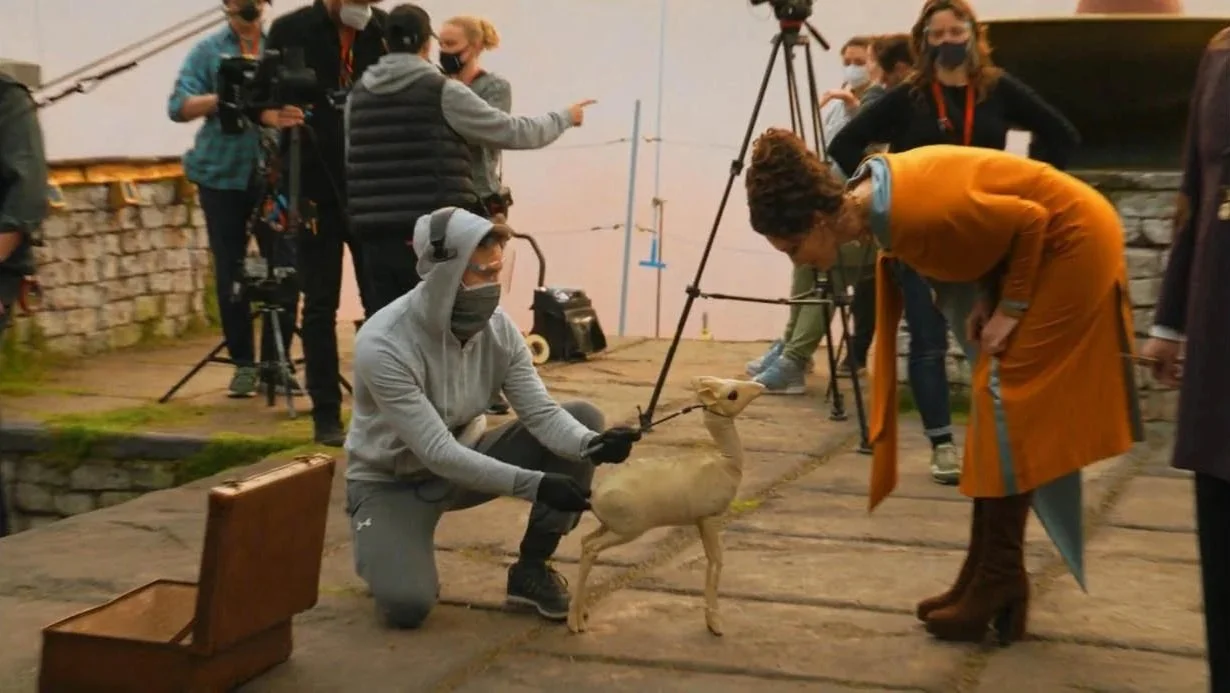 Qilin VFX Puppet for Fantastic Beasts: The Secrets of Dumbledore - Stitches and Glue