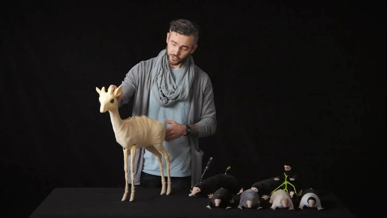 Behind the scenes - the puppets in Fantastic Beasts