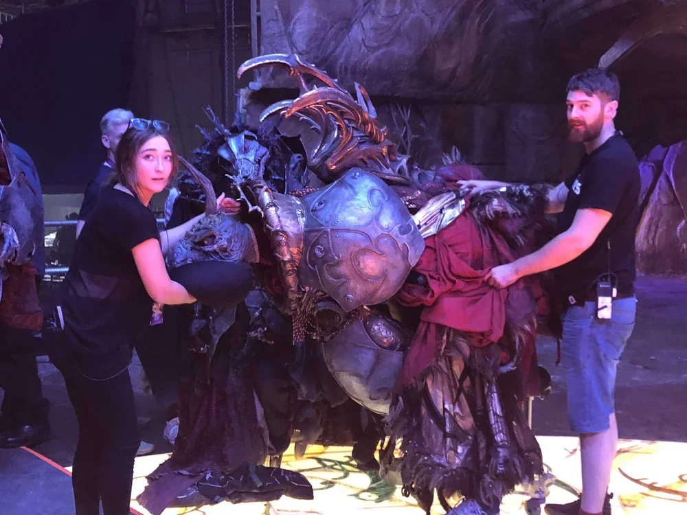 Paul Vincett, creative director and character &amp; puppet design/builder at Stitches &amp; Glue puppet-makers
