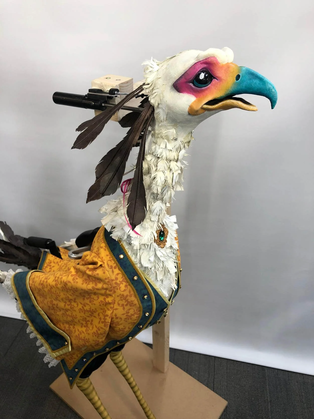 Stitches and Glue puppet designed for the UK stage production of Bedknobs and Broomsticks