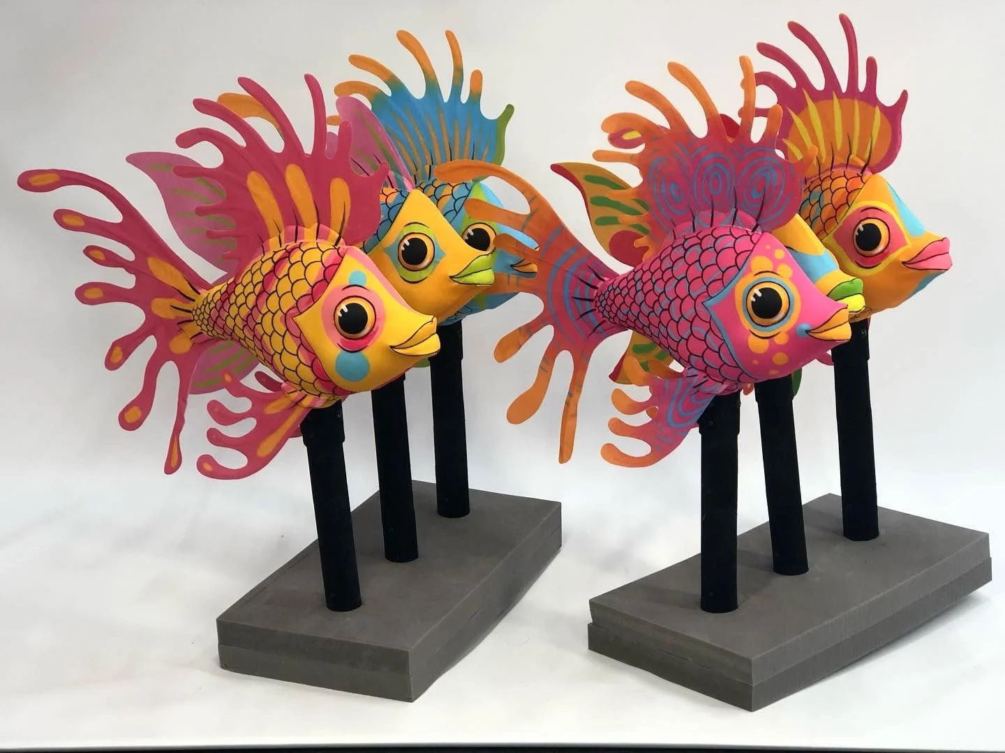 Bedknobs and Broomsticks - Fish Puppets