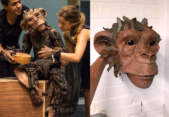 Hartlepool monkey puppet, created by puppet-makers Stitches and Glue