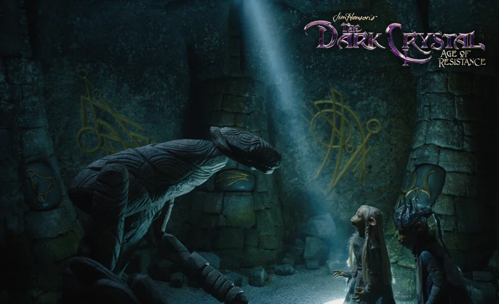 Puppet makers for The Dark Crystal Age of Resistance Lore character – Stitches and Glue